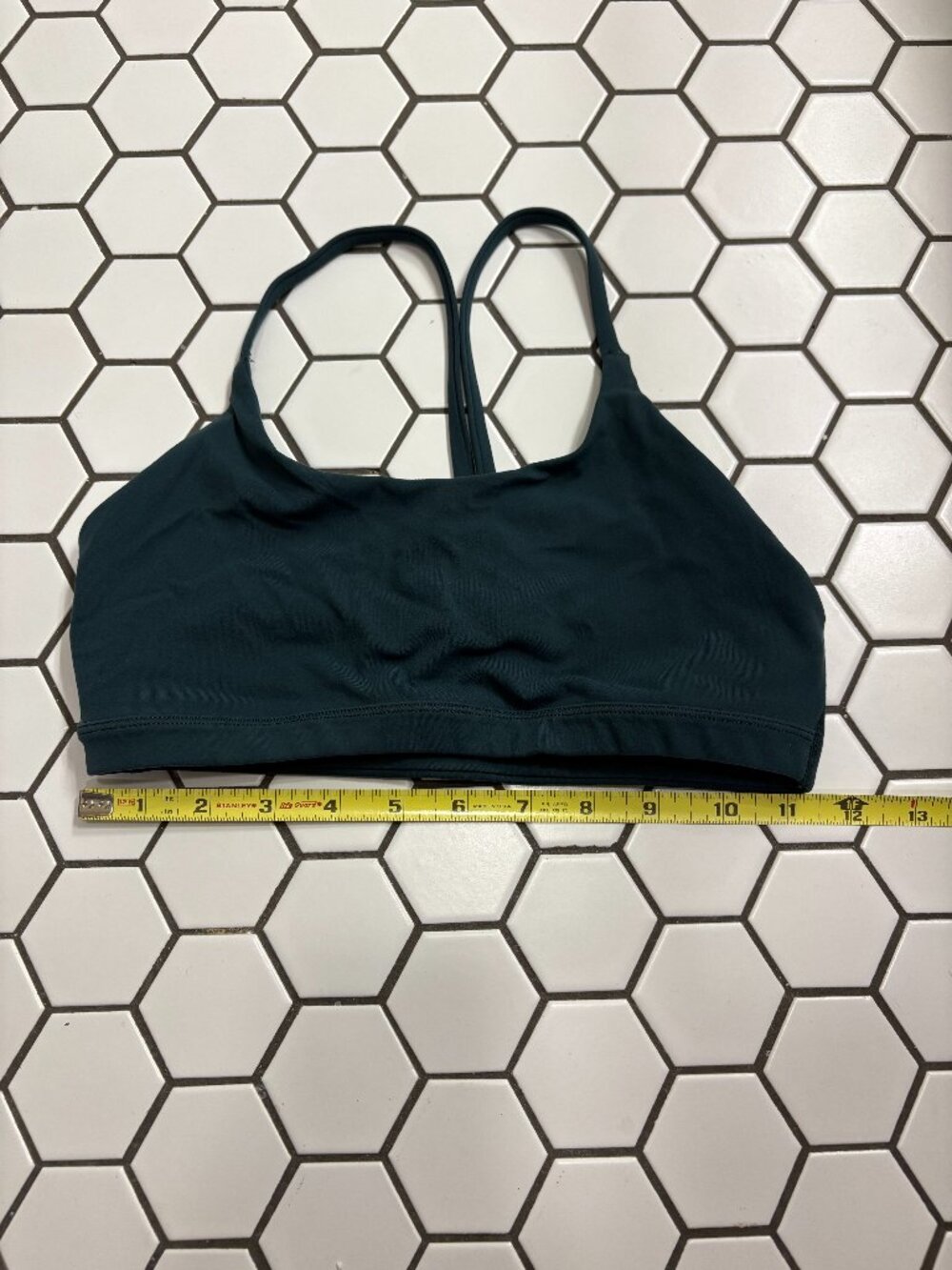 Athleta Transcend Scoop Sports Bra Pine Green A-C Size XS